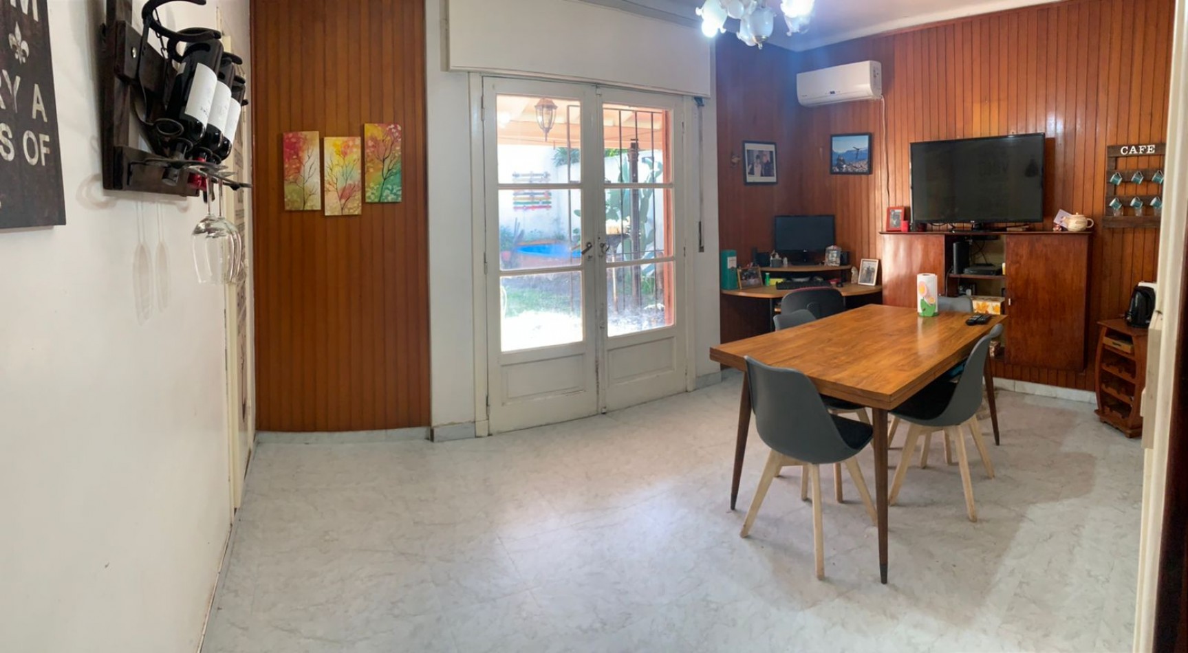 Hermosa casa de tres ambientes con jardin en Virreyes